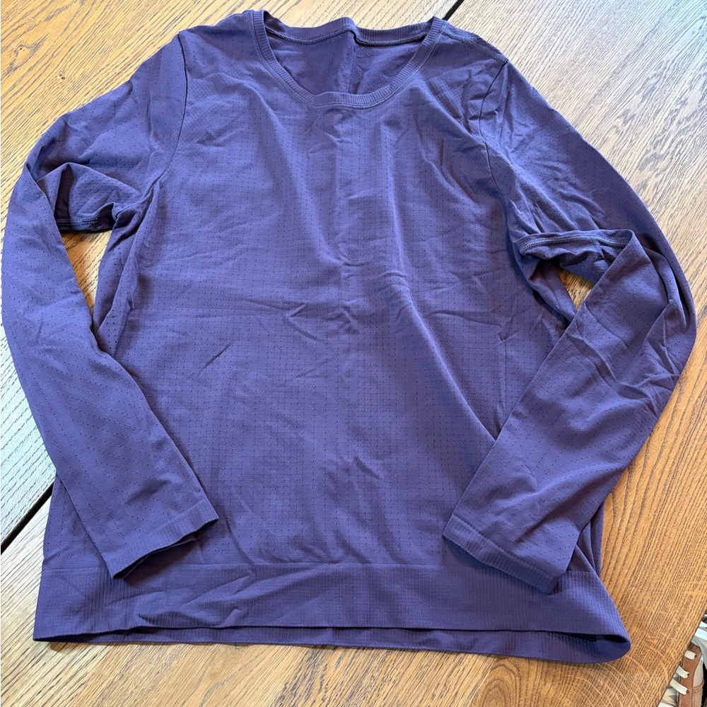Athleta In Motion Top in purple